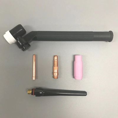 공기 냉각 된 청동 회전 목 TIG 용접 전등 머리 NR-17 용접 액세서리
