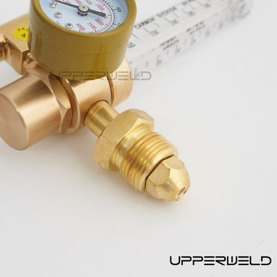 단일 단계의 CO2 아르곤 가스 조절기 TIG MIG 흐름계 0-4000 psi 압력 측정기