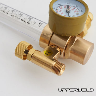 단일 단계의 CO2 아르곤 가스 조절기 TIG MIG 흐름계 0-4000 psi 압력 측정기