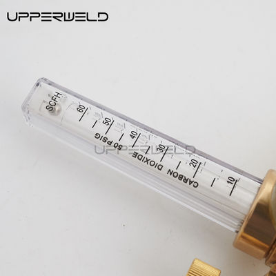 단일 단계의 CO2 아르곤 가스 조절기 TIG MIG 흐름계 0-4000 psi 압력 측정기