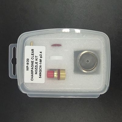 1.6mm TIG 용접 전등 유리 14 컵 콜렛 및 WP920 용접 용접 노즐