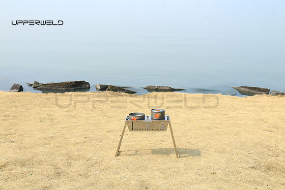 청정 마무리 휴대용 BBQ 야외 그릴 접이식 스테인레스 스틸 무흡연 그릴