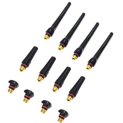 WP-17/18/26 용접 전등 구리 및 플라스틱 12pcs TIG 뒷 캡 키트 57Y02 57Y03 57Y04