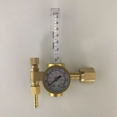 CGA320 다목적 TIG MIG 용접용 스레드 CO2/아르곤 흐름계 압력 절감기