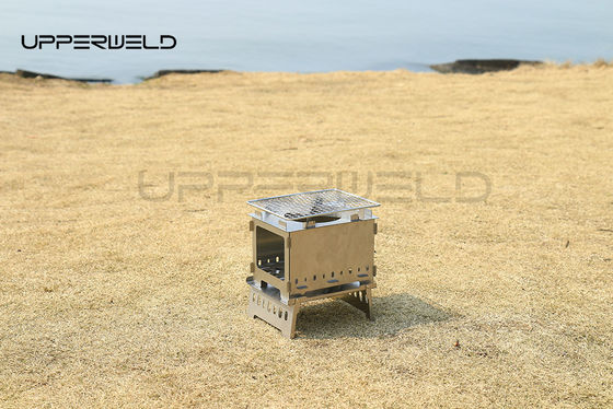 캠핑 및 피크닉용 휴대용 스테인리스 스틸 스토브 확장 크기 21.5*20.5*15.5cm