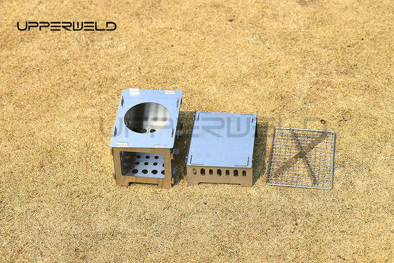 캠핑 및 피크닉용 휴대용 스테인리스 스틸 스토브 확장 크기 21.5*20.5*15.5cm