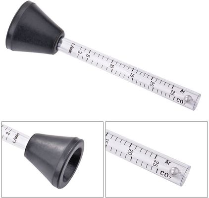 TIG MIG 플라즈마 톱치 0-25ml 플로우 테스터 플라스틱 아르곤 CO2 가스 흐름 테스트 도구