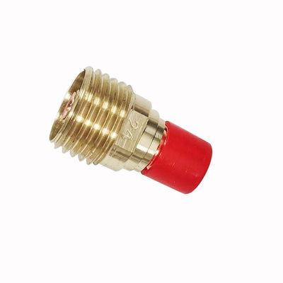 45V 44 2.4mm TIG 용접 가스 렌즈 용접을위한 수집 체형 공기 / 물 냉각