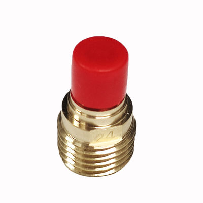 45V 44 2.4mm TIG 용접 가스 렌즈 용접을위한 수집 체형 공기 / 물 냉각
