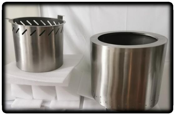 경직되지 않은 마무리 캠핑 및 화재 구덩이를위한 휴대용 스테인레스 스틸 BBQ 오븐