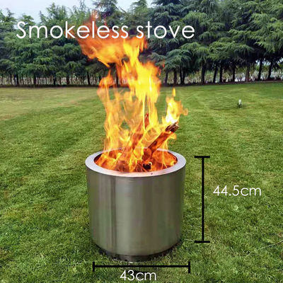 경직되지 않은 마무리 캠핑 및 화재 구덩이를위한 휴대용 스테인레스 스틸 BBQ 오븐