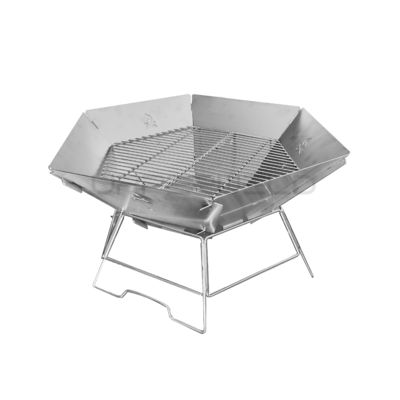 2KG 휴대용 정원 불 그릇 뒷마당의 큰 목불