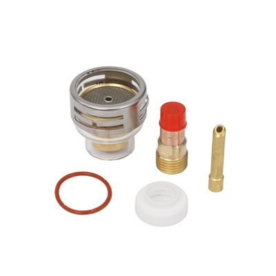 WP17 18 26 Tig 소모품 전등 가스 렌즈 윙 수집 피렉스 유리 컵 키트 0.05kg 2.4mm