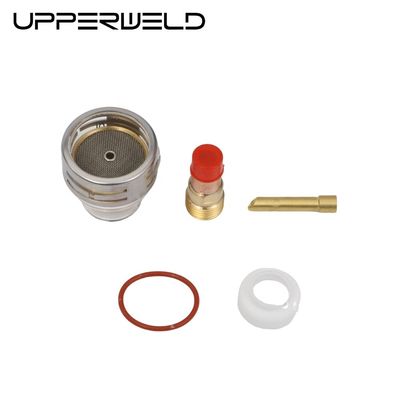 WP17 18 26 Tig 소모품 전등 가스 렌즈 윙 수집 피렉스 유리 컵 키트 0.05kg 2.4mm