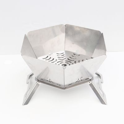 휴대용 BBQ 목탄 캠프 파이어 오븐 위 접기 디자인 570mm * 570mm * 300cm