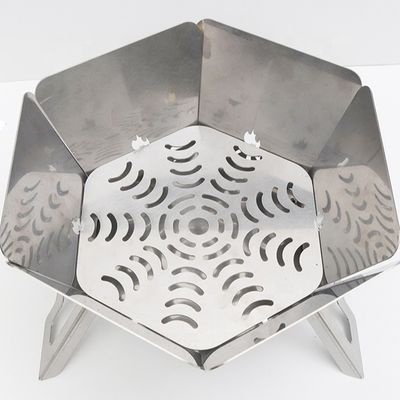 휴대용 BBQ 목탄 캠프 파이어 오븐 위 접기 디자인 570mm * 570mm * 300cm