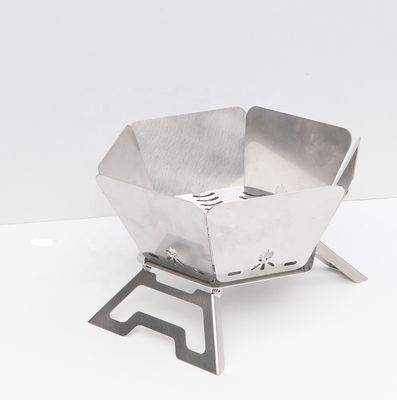 휴대용 BBQ 목탄 캠프 파이어 오븐 위 접기 디자인 570mm * 570mm * 300cm