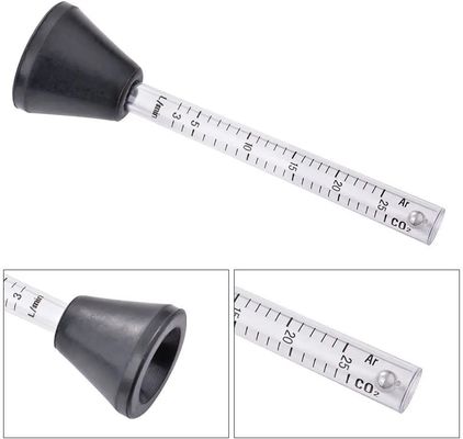 투명 25ml 측정 흐름계 Mig Tig 용접기 용접기 적합한 가스 CO2/아그론