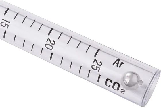 투명 25ml 측정 흐름계 Mig Tig 용접기 용접기 적합한 가스 CO2/아그론