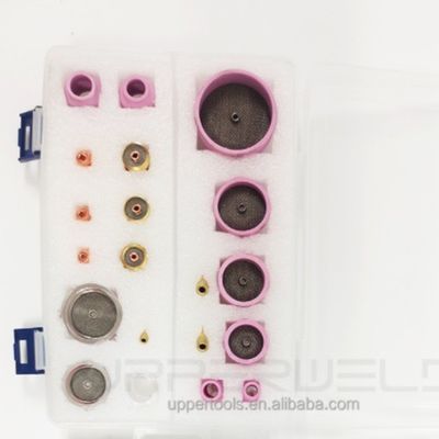 파이렉스 유리 노즐 위 WP9 20 17 18 26 54NQCN 12 14 16 24 2.4mm Tig 액세서리 키트