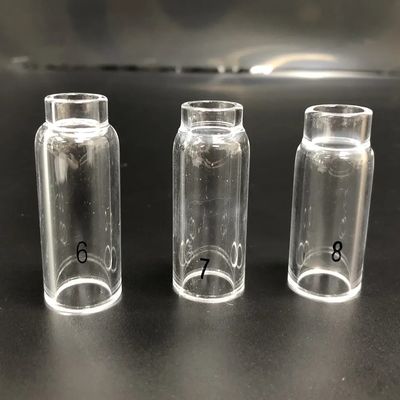 OEM 지원 UPPERWELD 10NQ-6 7 8 맑은 유리 노즐 티그 용재