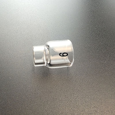 OEM 지원 UPPERWELD 13NQ10-6 맑은 유리 노즐 티그 용접 전구용 액세서리