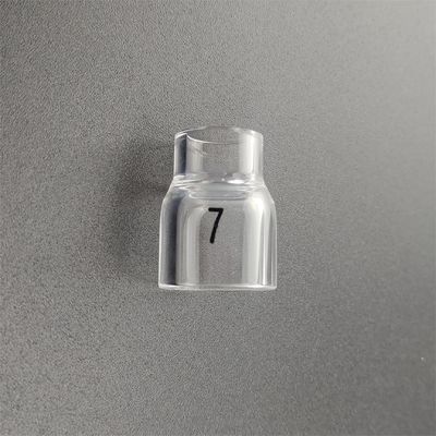 UPPERWELD 13NQ10-6 7 8 맑은 유리 노즐 프로 티그 용접 전구에 적합