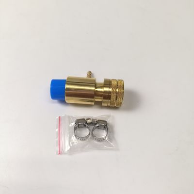 1"-20빨 왼쪽 손 스레드 상단 고체 청동 산소 조절기 탱크 밸브 N.W. 223.6g