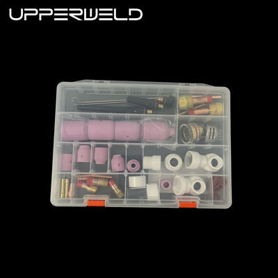 OEM 용접 전등 66PCS TIG 액세서리 대장 세라믹 노즐 가스 렌즈 TIG 예비 부품