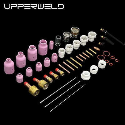 OEM 용접 전등 66PCS TIG 액세서리 대장 세라믹 노즐 가스 렌즈 TIG 예비 부품
