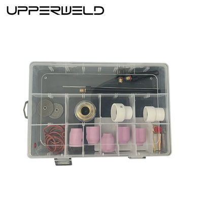 27PCS TIG 용접 전등 액세서리 WP-9/20 2.4mm 지름 세라믹 노즐 포함