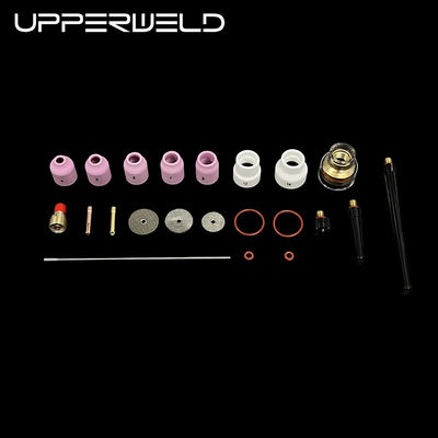 27PCS TIG 용접 전등 액세서리 WP-9/20 2.4mm 지름 세라믹 노즐 포함
