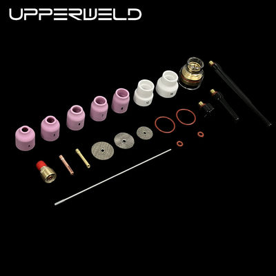 27PCS TIG 용접 전등 액세서리 WP-9/20 2.4mm 지름 세라믹 노즐 포함