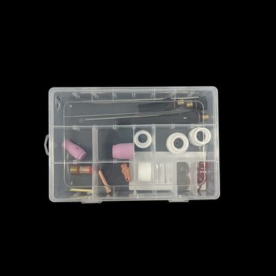 24PCS 알루미나 및 맑은 노즐 TIG 용접 전등 예비 부품 사용자 정의 지원