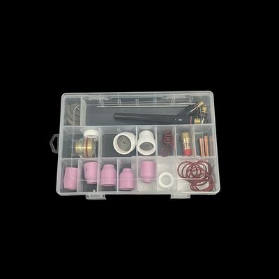 TIG 용접 전등 액세서리 알루미나 및 30PCS TIG 예비 부품을위한 맑은 노즐