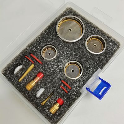 TIG 용접용품 26pc 키트 WP9 20 WP 17 18 26 TIG 맑은 샴페인 노즐