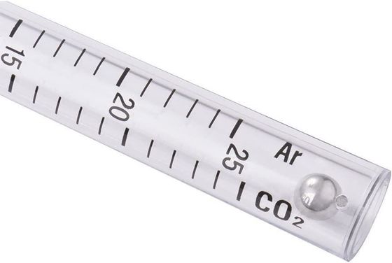 정확하고 내구성 있는 TIG MIG 용접 범위의 아르곤 CO2 가스 흐름 척도 검사기 0-25L/min
